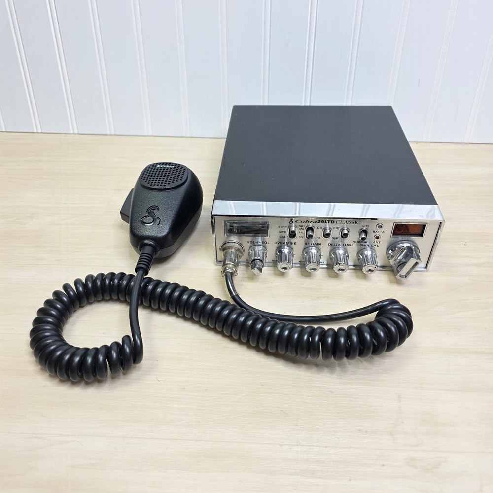 Cobra 29 LTD Classic CB Radio 40 Channel Mobile Professional Trucker Radio Black